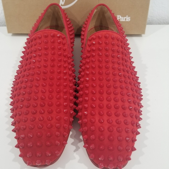 Christian Louboutin Dandelion Spikes Flat Veau